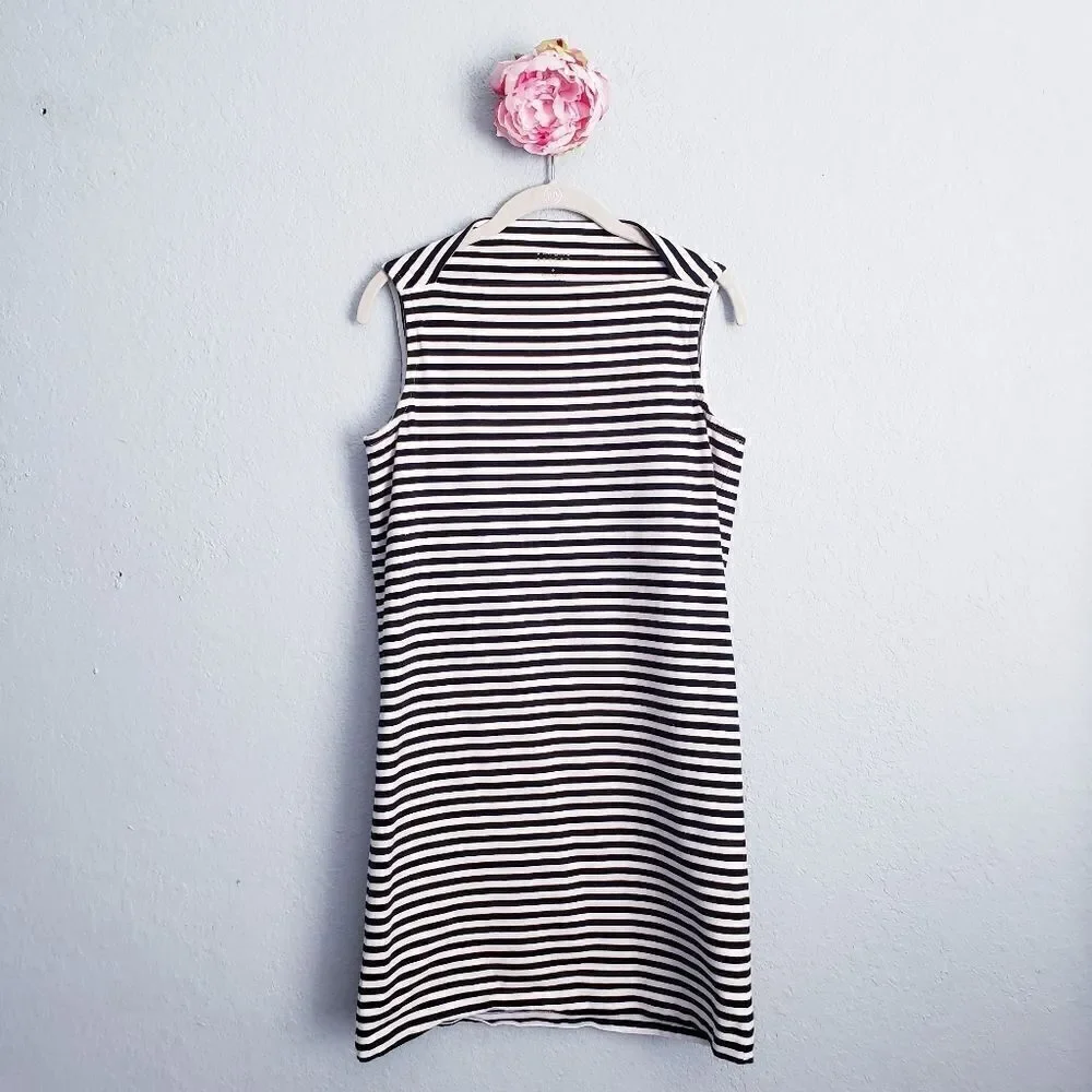 Kate Spade Broome Street Black and White Striped Dress
